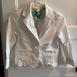 Old navy white cotton blazer
